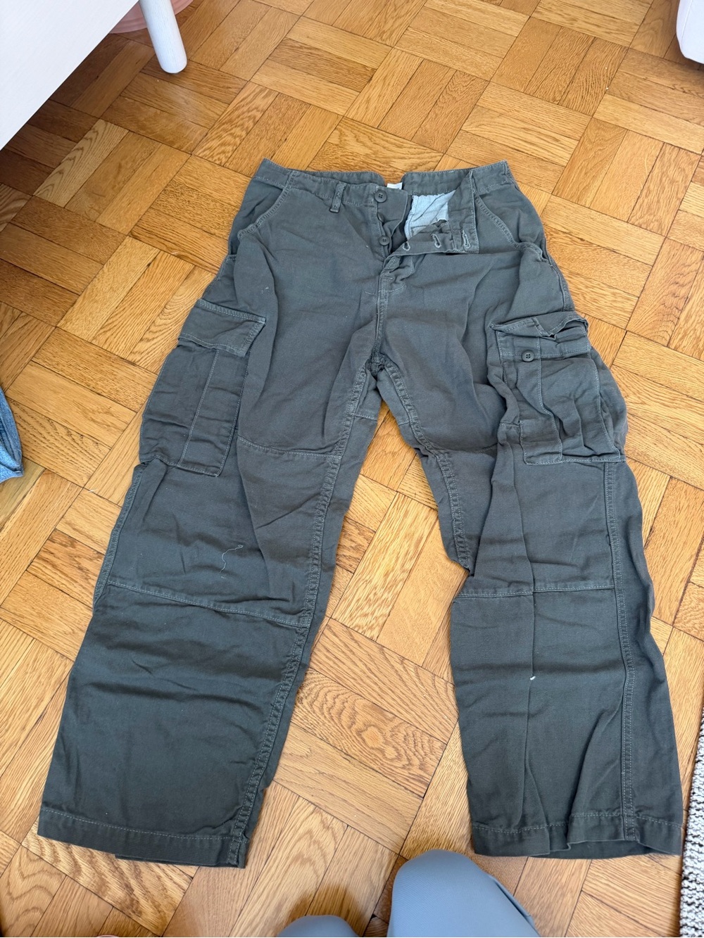 NSF  Cargo Pants in Olive